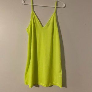 Shein Fluorescent Green/Yellow Tank top size L *182